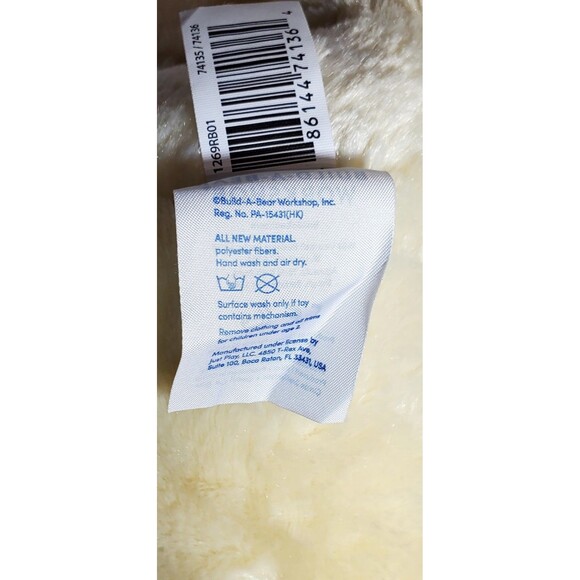 Build-A-Bear 2019 National Teddy Bear Day Cream Plush Limited Edition 16" - Picture 8 of 11